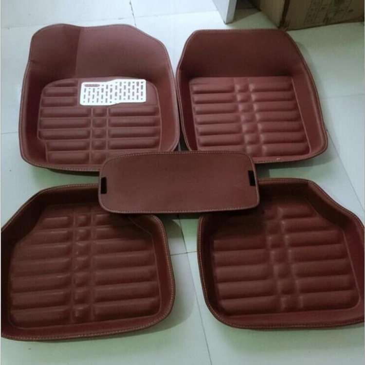 厂家直销全包围压痕汽车脚垫 出口材质 通用款式五件套防水定制