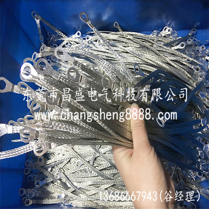 电线编织接地线 4平方镀锡铜辫子接地线 裸铜线 导电带紫铜