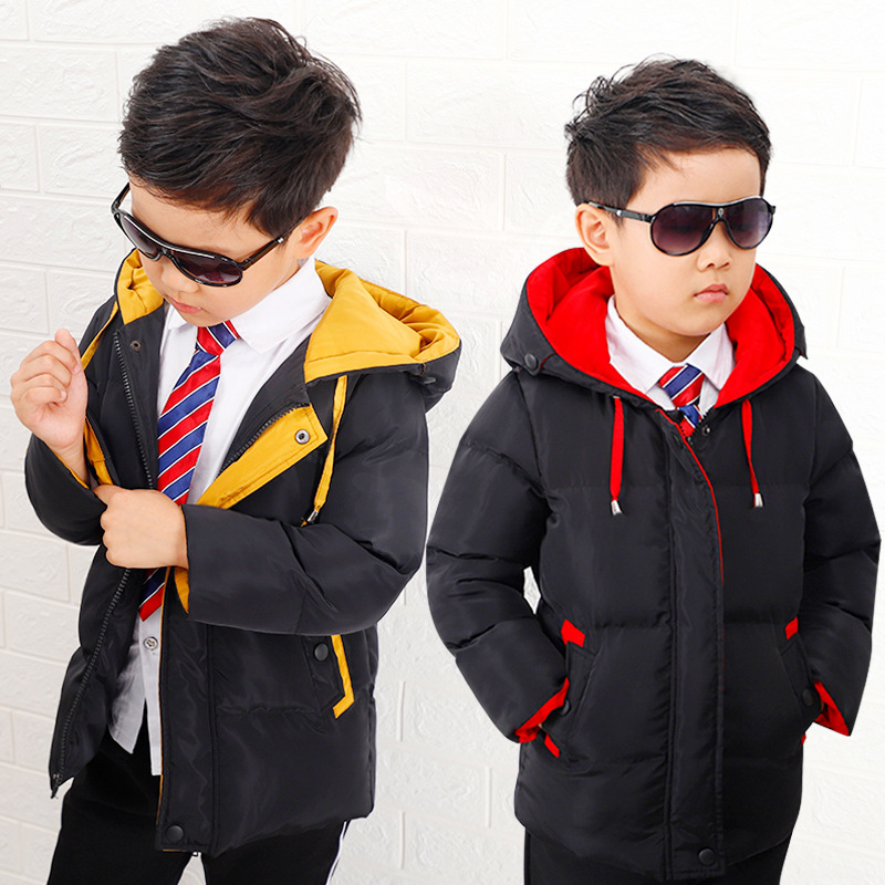 2019新款冬装男童棉服连帽儿童棉衣加厚宝宝保暖外套棉袄一件代发