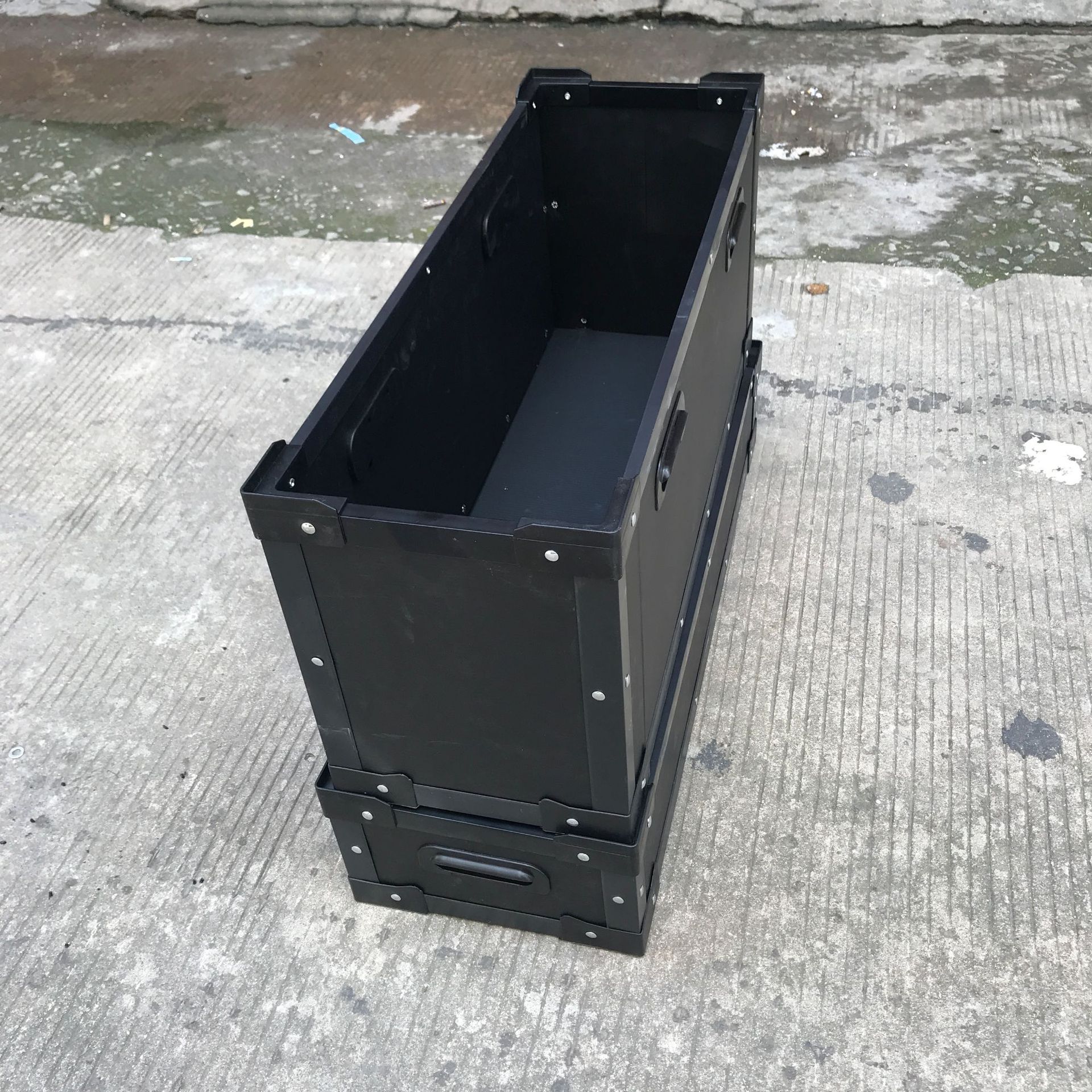 福建塑料中空板周转箱,5MM万通板骨架箱，厦门塑胶PP板刀卡