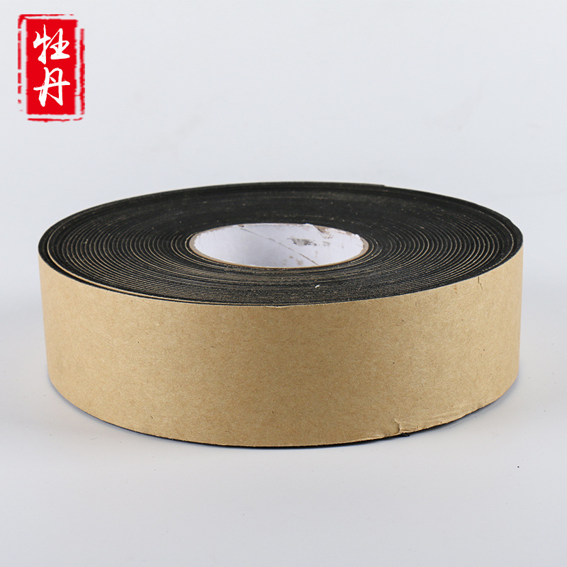 厂家切割小卷批发 EVA耐高温泡绵胶带 EVA黑色强力高粘海绵胶