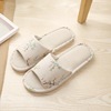 Summer non-slip wear-resistant slide platform indoor suitable for men and women, slippers, cotton and linen, wholesale
