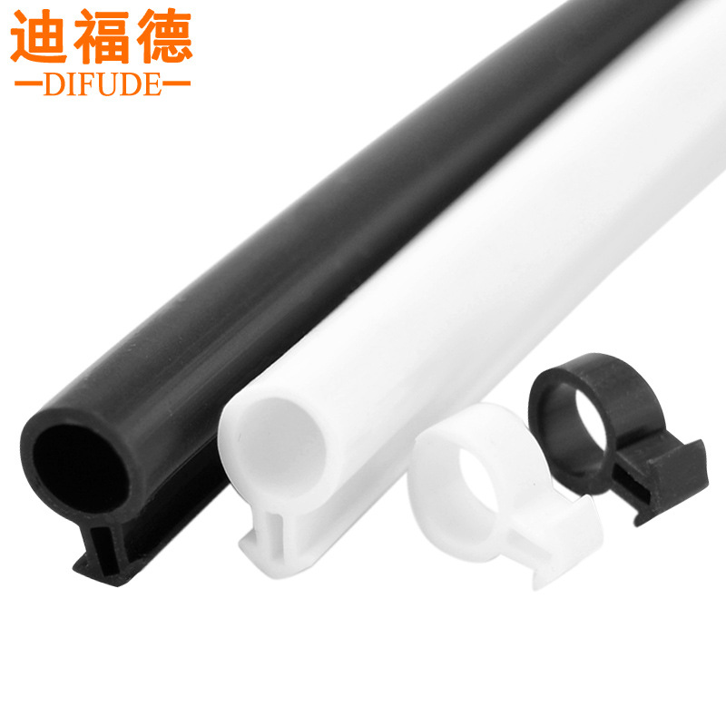 迪福德 无异味中O型塑钢门窗密封条平开窗隔音硅橡胶条抗冻防风保