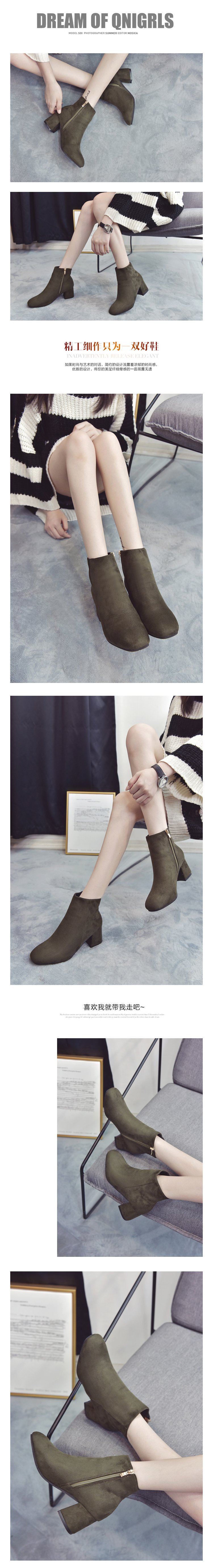 Bottes femme en Daim - Ref 3354988 Image 10