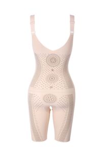 意大利咖啡因塑身衣全身负离子收腹提臀美背肩带调节