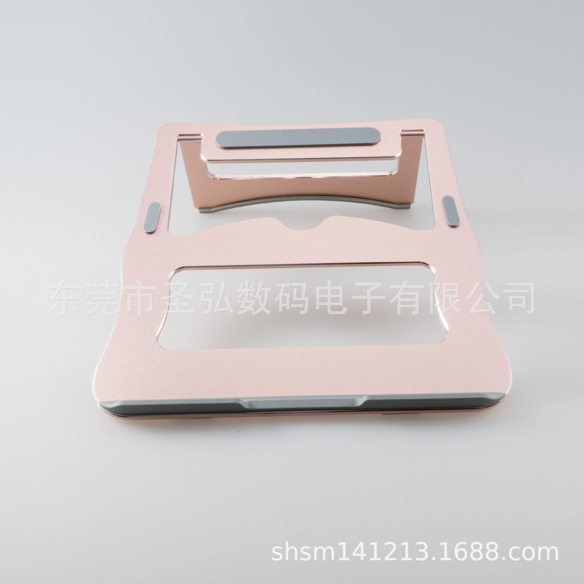 Notebook computer aluminium alloy Dissipate heat Bracket Adjustment angle fold wear-resisting to work in an office Bracket factory Direct selling