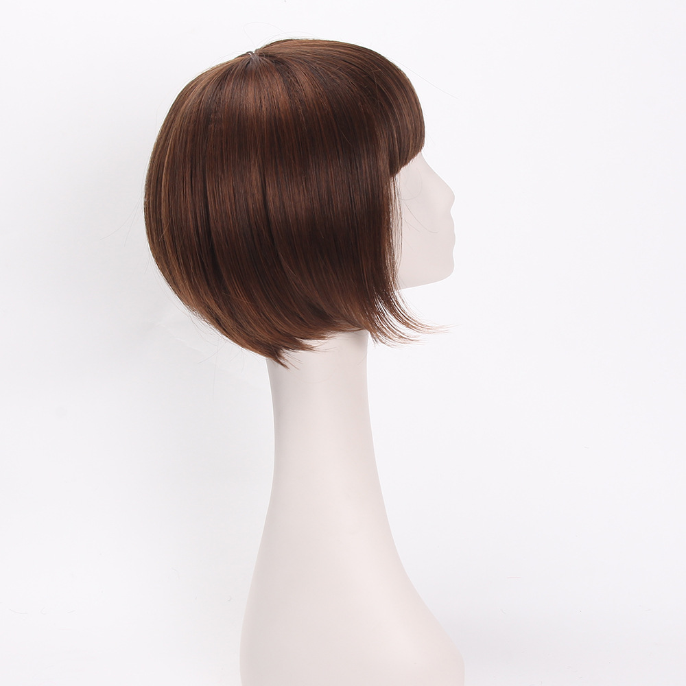 Newlook IMG-0184 nueva moda pelo corto peluca de vacaciones peluca de entrenamiento peluca de cabeza