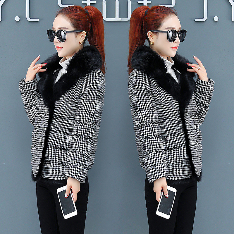 东大门棉服女2018新款东大门羽绒棉衣外套加厚短款修身chic棉袄