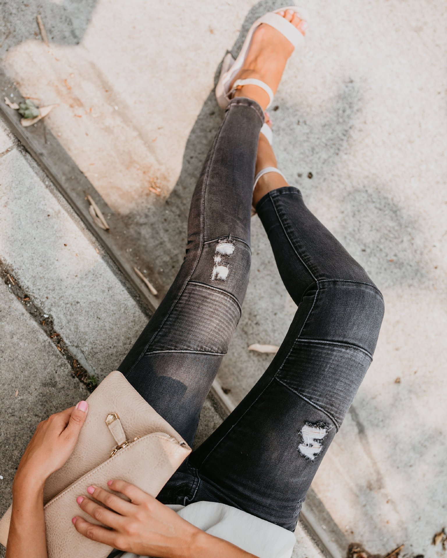 Damen Jeans Im Slim Fit Mit Falten Und Elastischer Passform_voghion.com