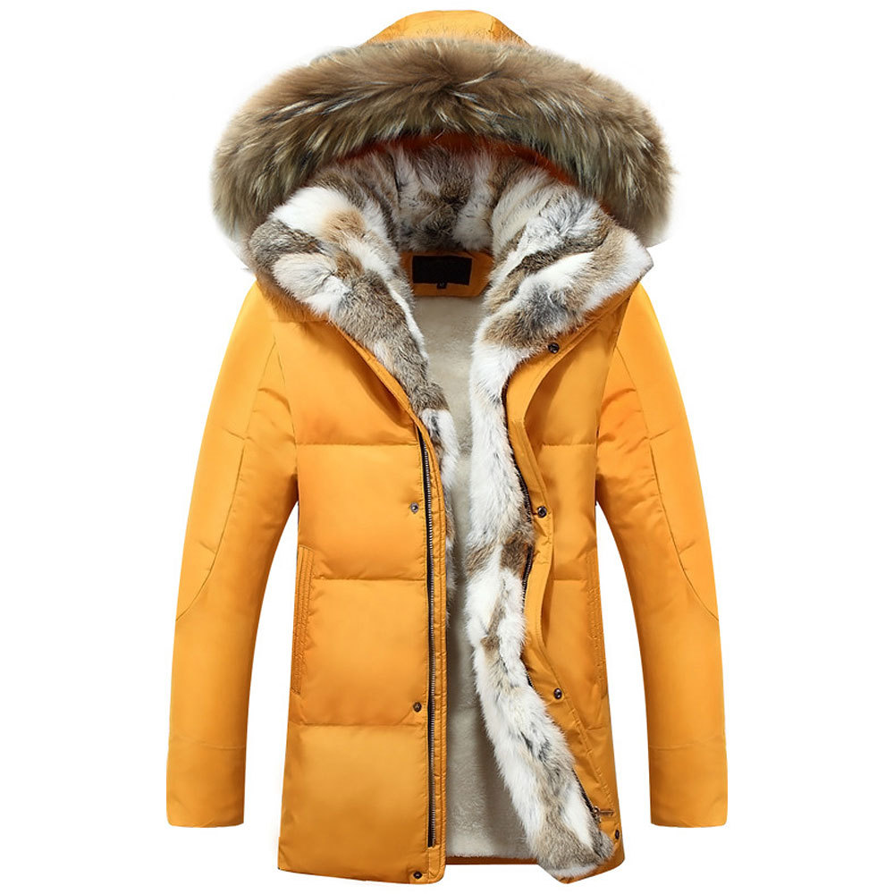 Men's Down Jacket Warm Hooded Winter Coat For Men_voghion.com