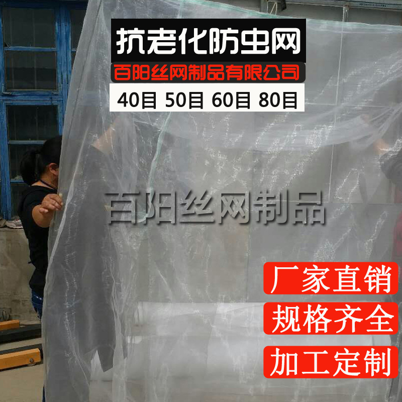 防蟲網大棚防蟲網40目60目80目加厚蝗蟲養殖網罩池塘圍網
