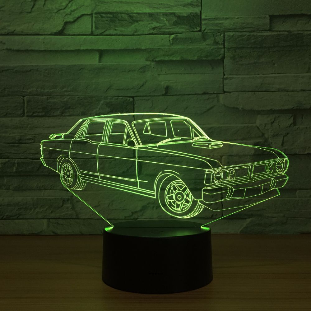 亚克力小夜灯3d立体视觉七彩