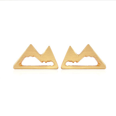Fashion Personality Earrings Hollow Snow Mountain Earrings Wholesale display picture 21