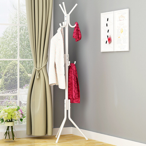 Iron coat rack, fashionable clothes rack, creative clothes rack, floor-standing bedroom simple clothes rack