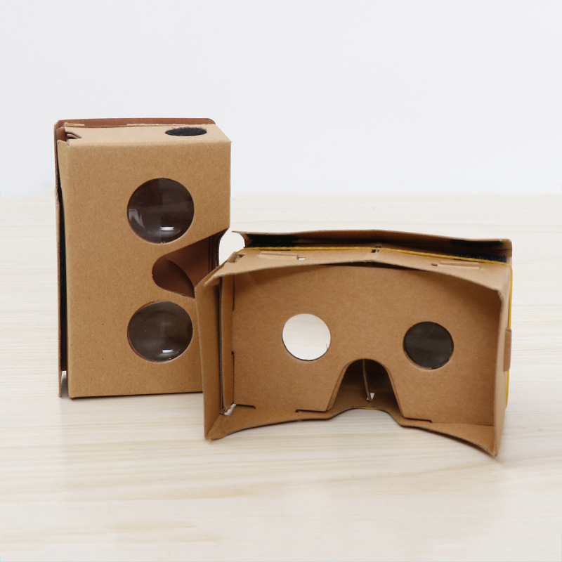 厂家批发 Google Cardboard虚拟现实头戴3D VR谷歌一代眼镜 VR纸