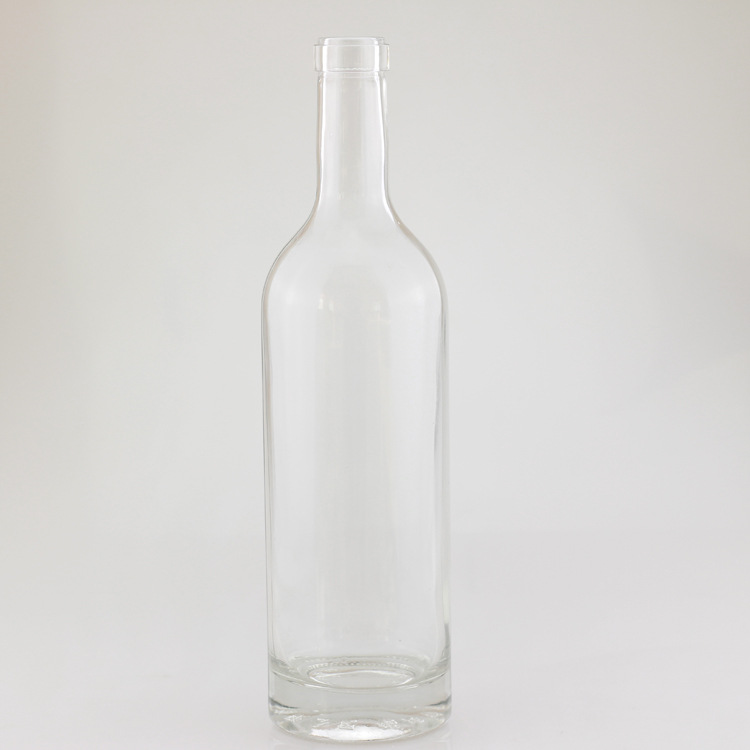 货源地销售自酿葡萄酒玻璃瓶700ml 透明空瓶子 果汁罐头玻璃瓶
