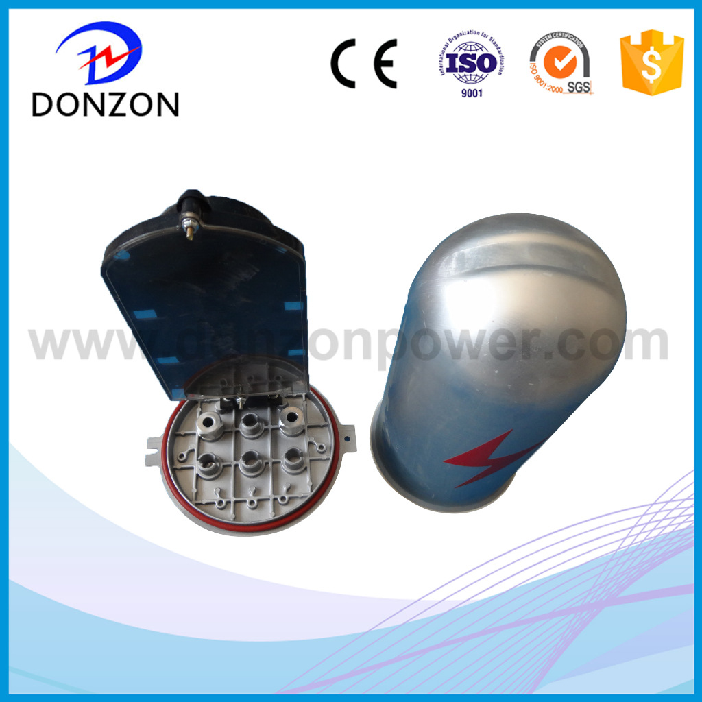 厂家生产金属型接头盒 帽式接头盒  48芯一进一出 24芯一进两出