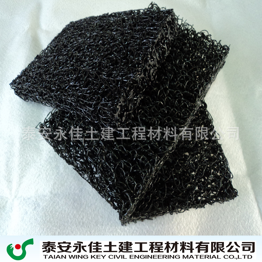 渗排水网垫 土工席垫 渗排水片材 盲管 速排龙 片材 扁型盲管