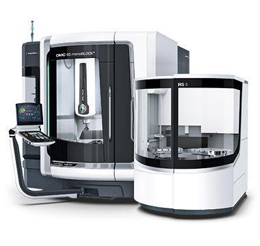 铣削 带托盘交换系统的5面5轴万能型加工中心  DMC 65 monoBLOCK?