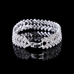 Statement Party Alloy Rhinestone Bracelet Accessories