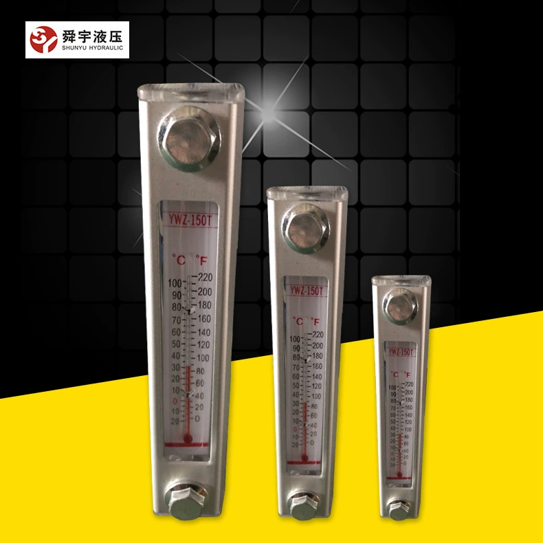 Гидравлические аксессуары датчик уровня алюминиевого сплава, термометр жидкостного уровня, серия YWZ