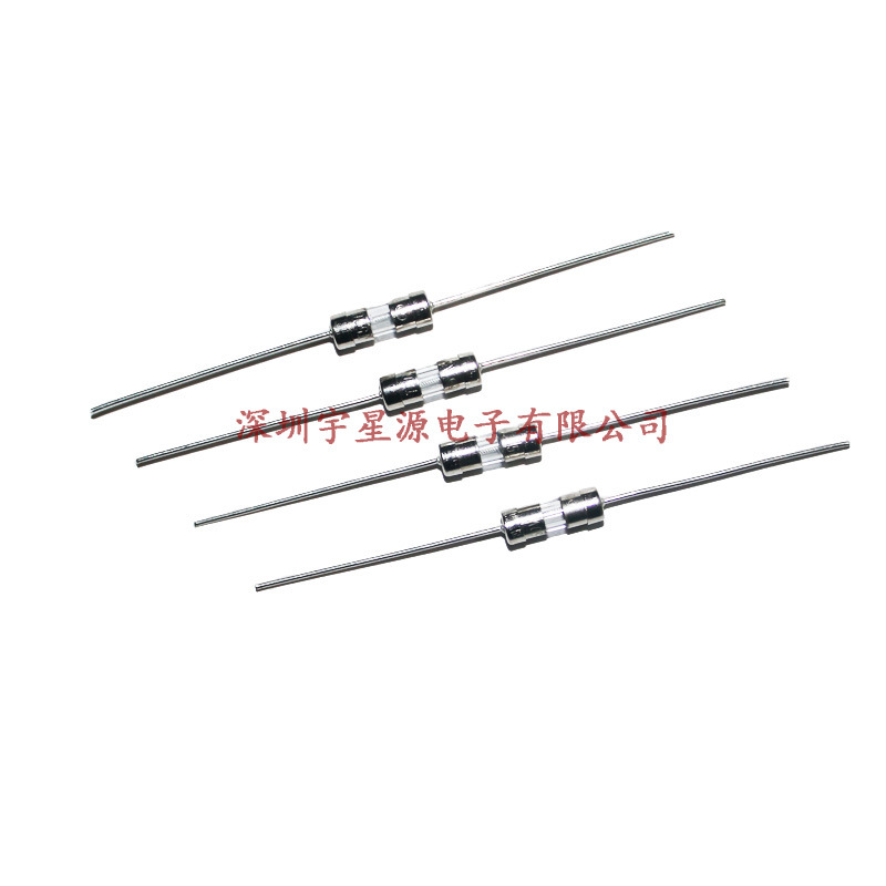 3.6*10 快断 带引脚保险管 0.1A 250V F 100MA 引线保险丝
