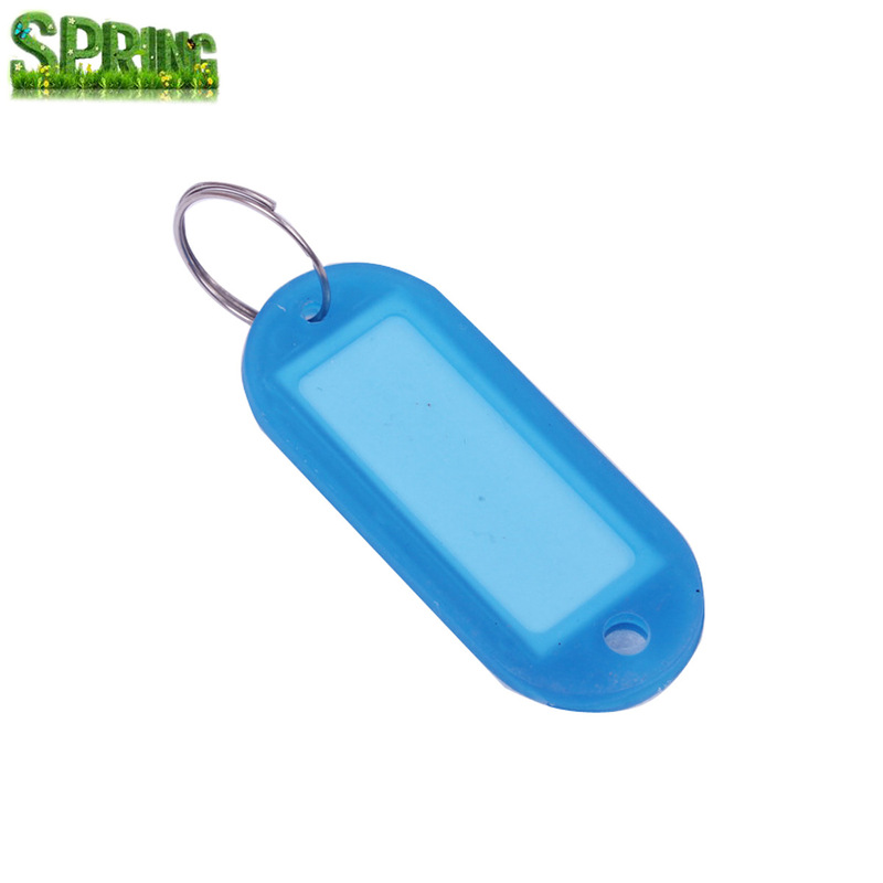 Factory direct plastic suitcase trolley case label luggage tag small hook room key door label