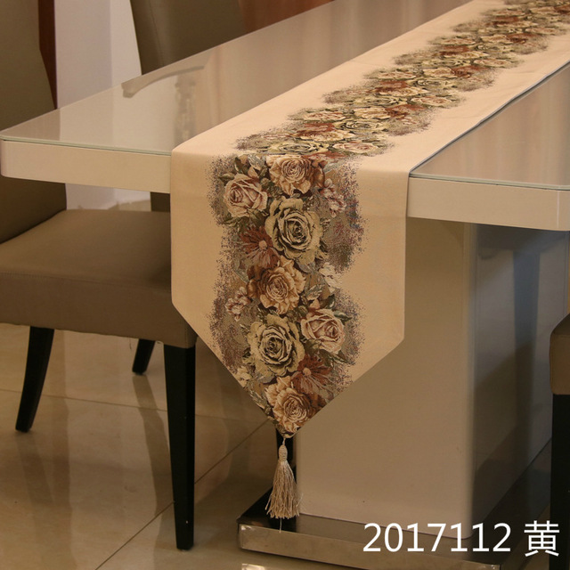 High precision table flag American European style dining table tea table bed end towel soft cloth art
