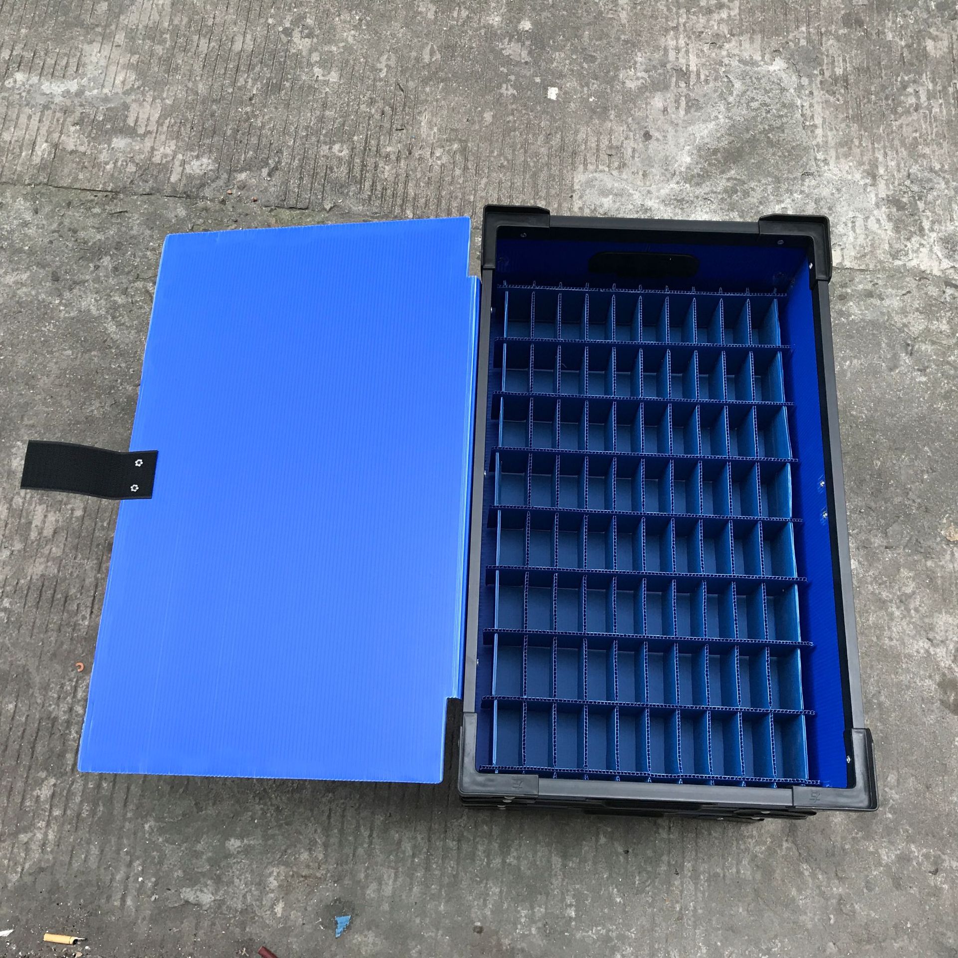 珠海防静电中空板周转箱 惠州刀卡骨架箱  PP塑料箱EVA塑料周胶箱