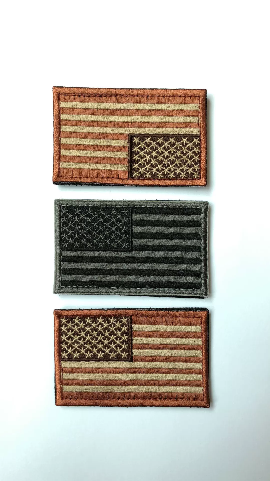 厂家现货奥卡利背包魔术贴臂章勋章美国国旗标贴电脑刺绣便捷贴