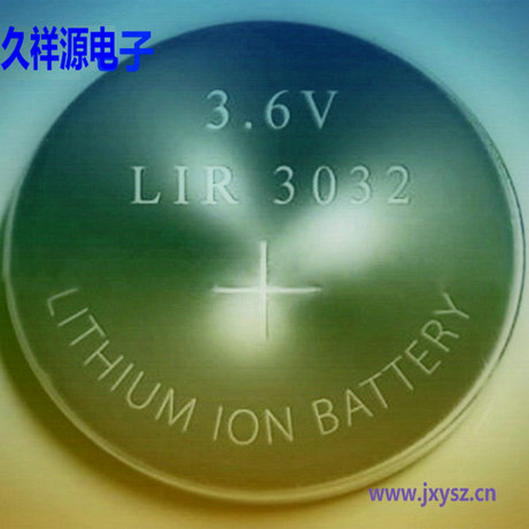 行车记录仪锂电池LIR3032纽扣可充高容量180mAh厂高直销