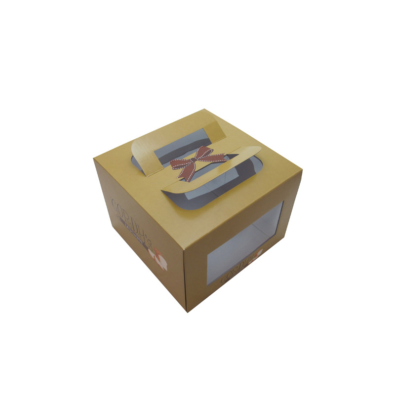 供应10寸手提蛋糕纸盒 8寸 手提蛋糕盒批发