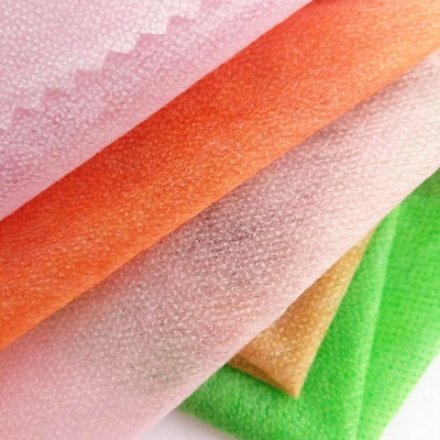 Factory wholesale 8014 Heat soluble paper pulp Soft Washing colour clothing Lining cloth environmental protection Fade Non-woven fabric