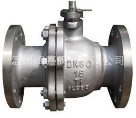 铸钢材质 一体式软密封 高温球阀（排污球阀）