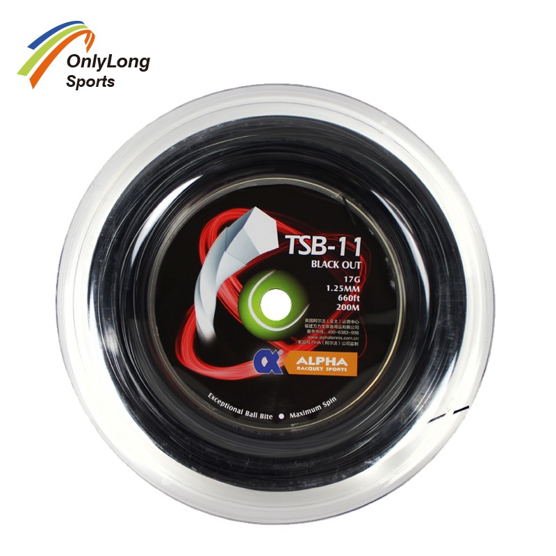 阿尔法ALPHA TSB11 BLACK OUT 德国制造 五角聚酯网球线 网球拍线