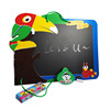 塑料写字板儿童黑板卡通画板可挂式留言板|ru