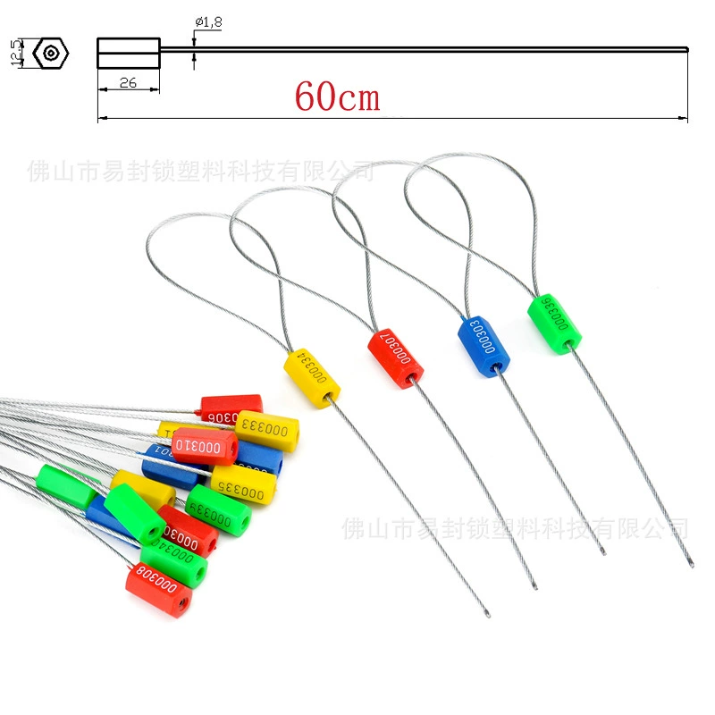 Одноразовые свинцовое уплотнение стальной проволоки уплотнение свинца масляный бак контейнера логистики уплотнения стальной проволоки свинцовое уплотнение 60 см висит знак