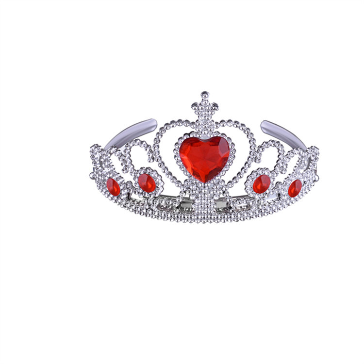 Corona de plástico para niños, accesorios de disfraz y joyería infantil image 5