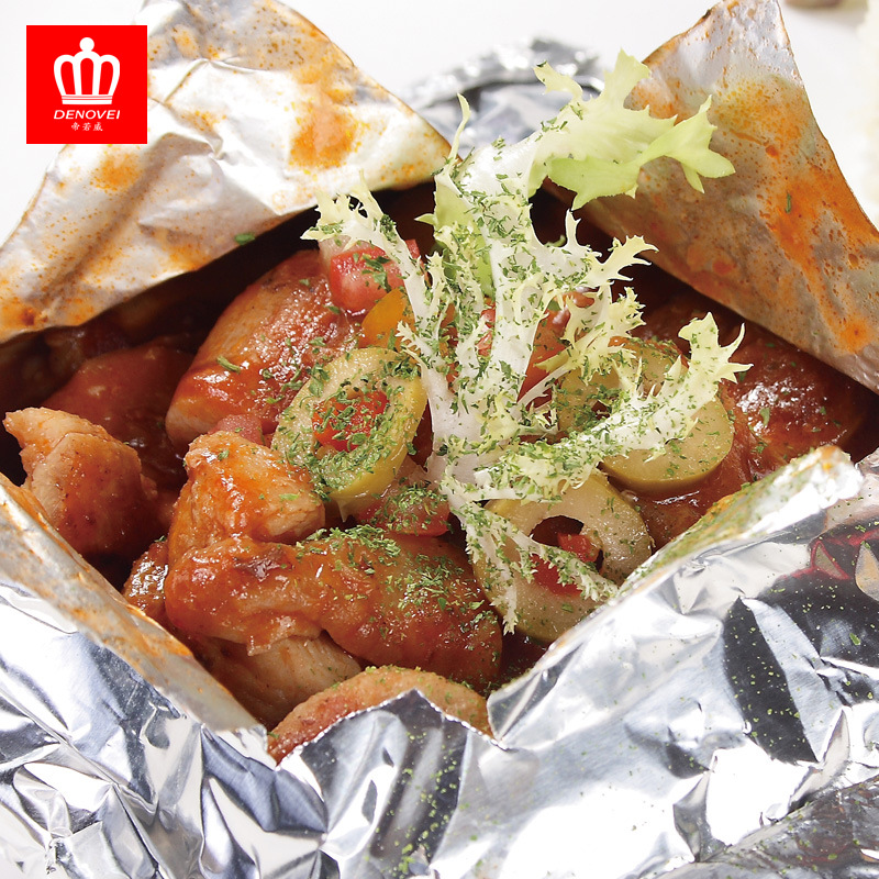 帝若威烘焙工具烧烤叫花鸡花甲铝箔纸家用烤箱烤肉锡箔纸5m