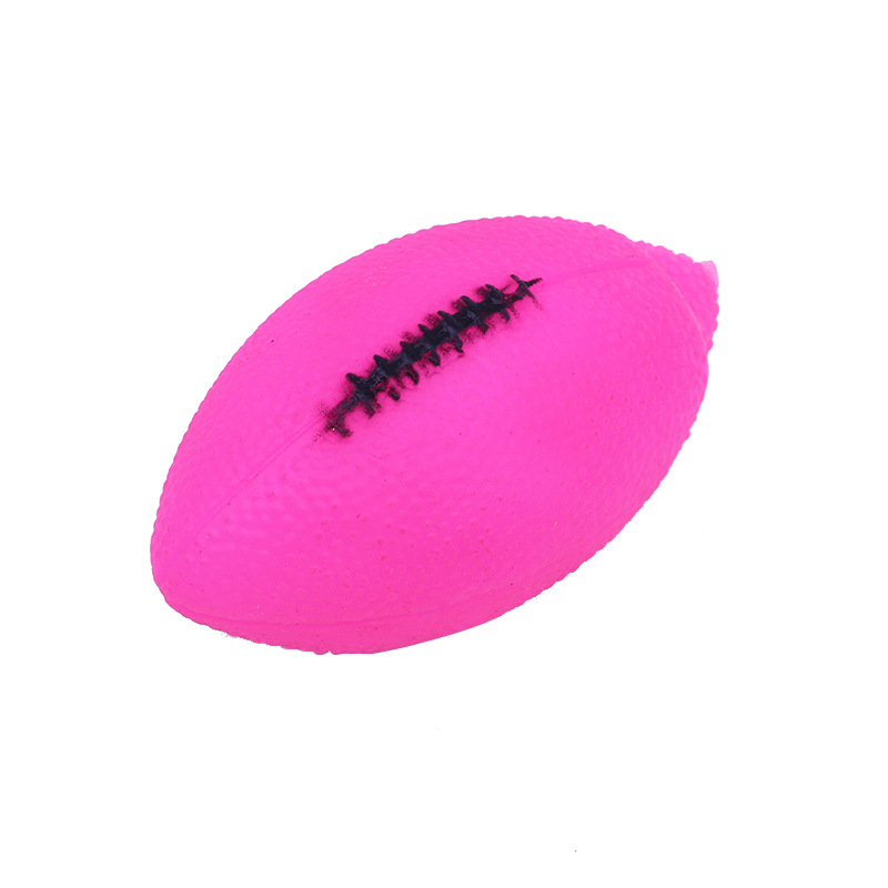 Perro juguete mascota vinilo interactivo sonido perro juguete peluche mordedura-resistente Limpieza de dientes fábrica de rugby al por mayor