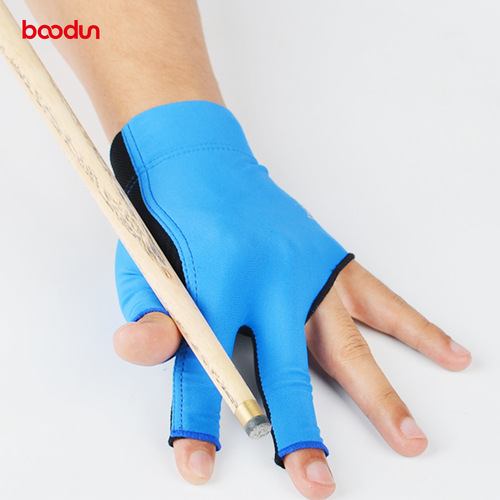 Burton's new 1076 billiard gloves silicone non-slip billiard gloves fingerless breathable three-finger gloves stretch lycra