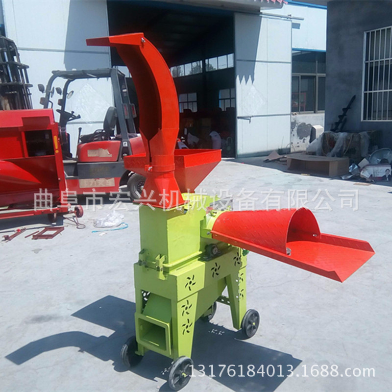 全自动传送带铡草机 自动进料斩草机