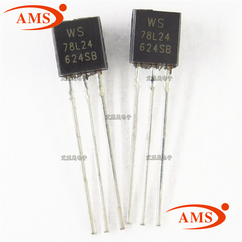 WS78L024 78L024 封装TO-92直插 三端稳压管芯片 全新正品现货
