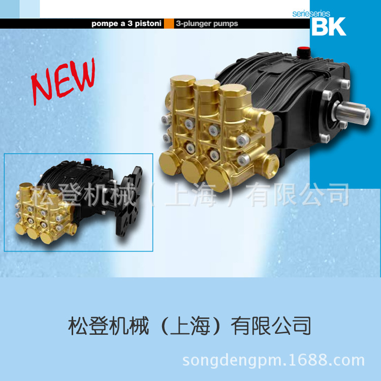 UDOR雾德喷雾加湿 BKC 18/25S 意大利 进口清洗泵  高压柱塞泵