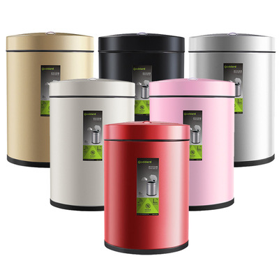 哥达全自动智能感应垃圾桶家用客厅厨房厨房电动不锈钢有盖免脚踏|ms