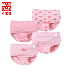 Children's Bread Pants Set of Four Boxed Parents' Girls' Toddler Triangle Innerwear Manufacturer's Children's Underwear