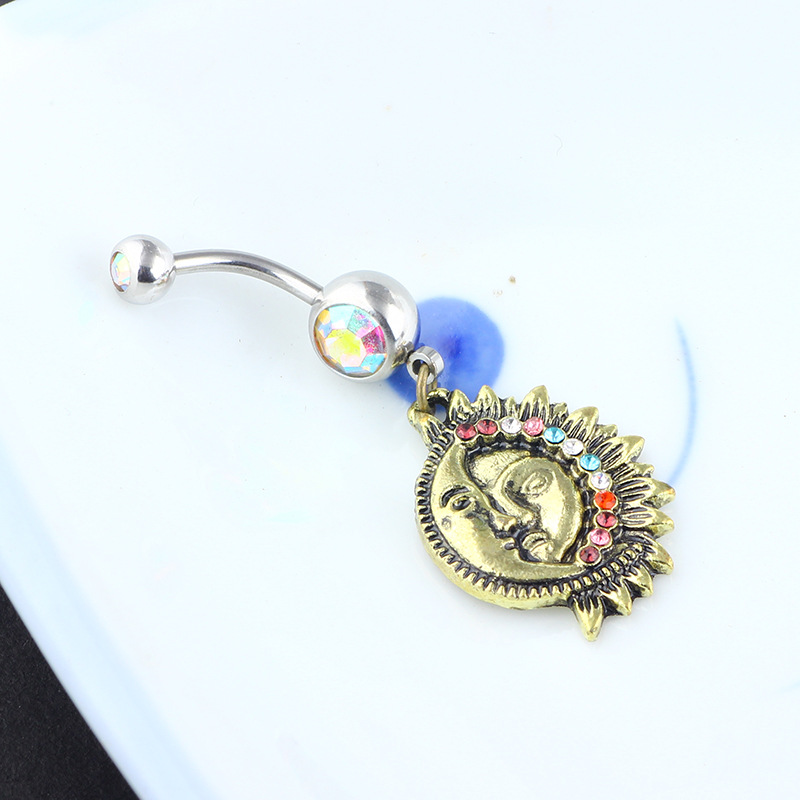 Labret piercing jewelry detail image