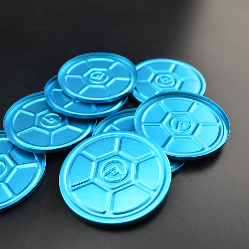 多色可选 高品质特色打造 氧化蓝色彩妆粉饼铝盘铁盘生产厂家59MM