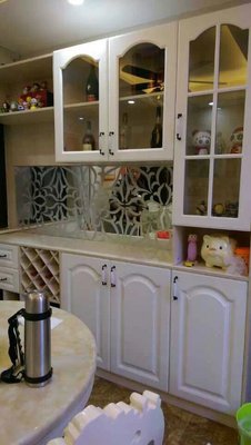 厂家直销全屋家具订制现代中式环保板酒柜提供免费设计