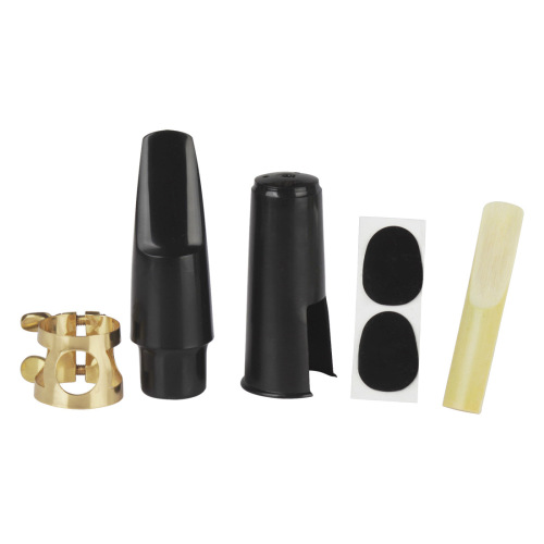 Manufacturer wholesale alto saxophone mouthpiece set five-piece mouthpiece hat clip reed tooth pad musical instrument wholesale